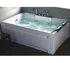 VASCHE VASCA IDROMASSAGGIO DOPPIA BAGNO 185X123 16 GETTI