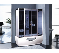 CABINA IDROMASSAGGIO SAUNA BAGNO TURCO 170X85- IDRO FULL OPTIONAL - O3 - LUXURY