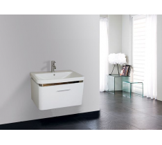 MOBILE BAGNO PENSILE BIANCO DA 70 CM COMPLETO