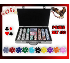 SET PROFESSIONALE 400 FICHES/CHIP PRO POKER 11,5 GR - SET COMPLETO