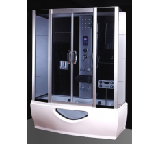 CABINA IDROMASSAGGIO 170X85- IDRO FULL OPTIONAL - CROMOTERAPIA - MASSAGGIO PLANTARE SPECCHIO - PC TOUCH CON BLUETOOTH