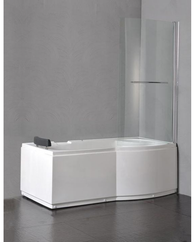 VASCHE VASCA BAGNO 170X75 IN ABS RINFORZATO ANTA VETRO - DOCCIA