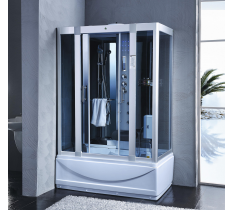 CABINA IDROMASSAGGIO SAUNA BAGNO TURCO 135X80 FULL OPTIONAL TOUCH SCREEN - LUXURY