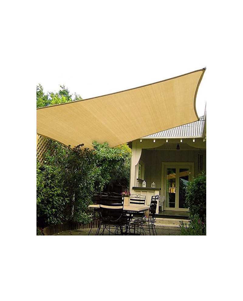 Royal Shade Tenda parasole rettangolare grigia da 2,3 x 4,8 m