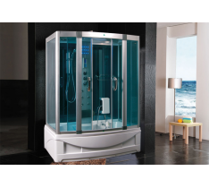 CABINA IDROMASSAGGIO SAUNA BAGNO TURCO 150X90 IDRO FULL OPTIONAL - O3