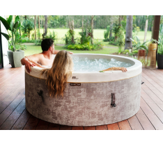 MINIPISCINA IDROMASSAGGIO SPA VASCA IDROMASSAGGIO -180CM CON RISCALDATORE 6 POSTI - 136 GETTI - FRAME "EPE" - UVC - SUPER ACCESSORIATA - RISCALDATA - WI-FI APP - BLUETOOTH