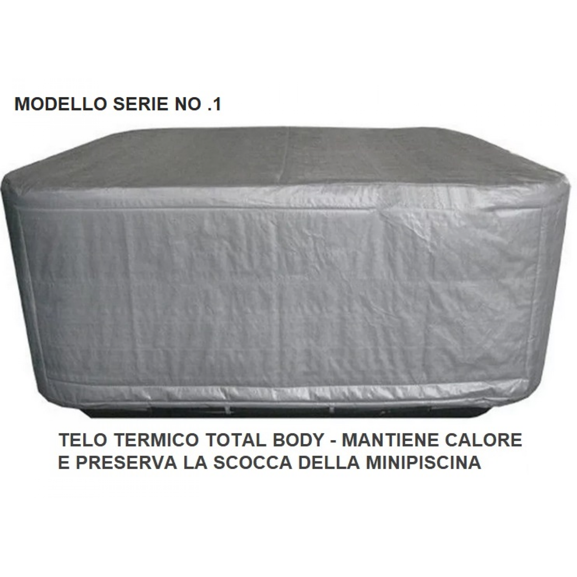 Copertura per vasca idromassaggio esterna, protezione impermeabile da vento e UV, coulisse regolabile, protezione jacuzzi, argento, 244 x 244 x 90 cm, copertura resistente per spa da giardino