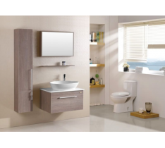 MOBILE BAGNO PENSILE ACERO DA 80 CM COMPLETO