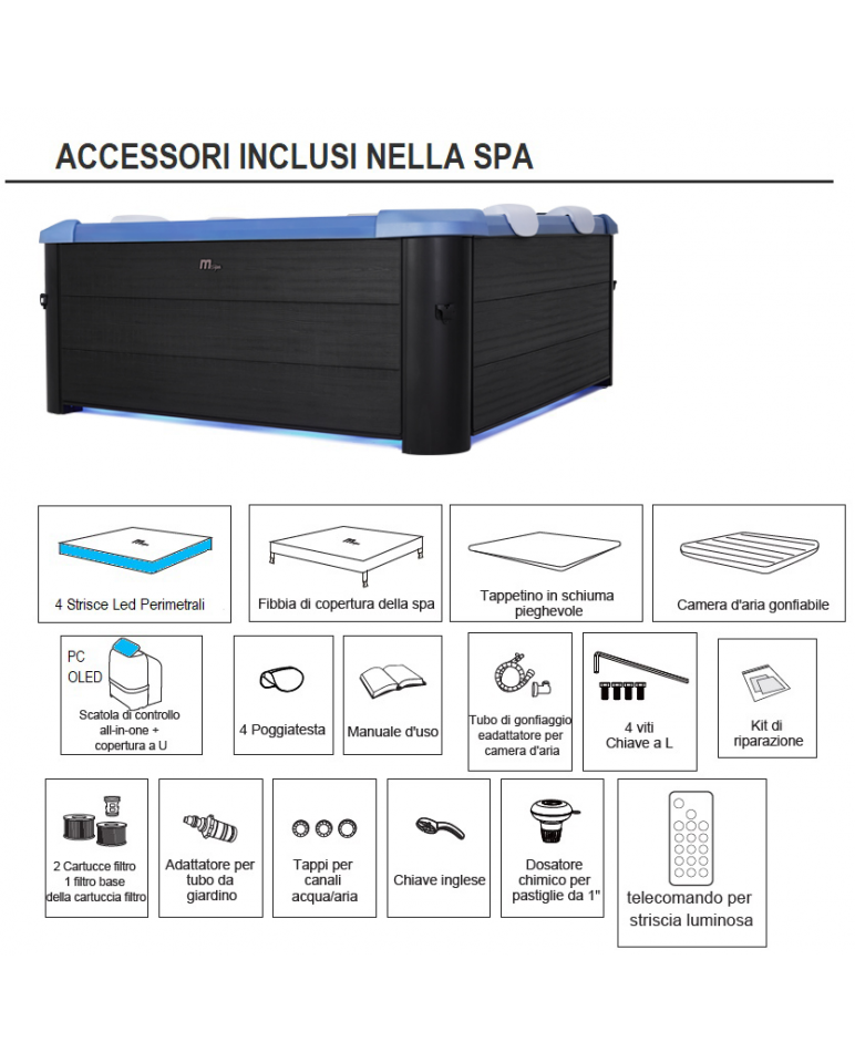 2 Filtri Per Vasca Idromassaggio Per Piscine Gonfiabili MSpa, Pompa A Cartuccia Filtro Versione Aggiornata Per Tutte Le Spa Attuali Mspa - Foto 3