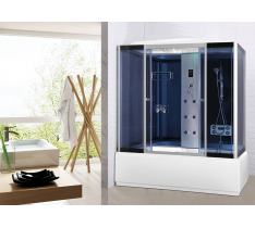 CABINA IDROMASSAGGIO 170X85 TOUCH - BLUETOOTH - OZONOTERAPIA - CROMOTERAPIA