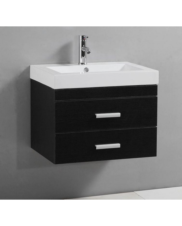 MOBILE BAGNO PENSILE NERO DA 60 CM COMPLETO - ARREDO BAGNO, Mobile Singolo  - Arredocasafacile, Arredo casa online, divani, arredo bagno