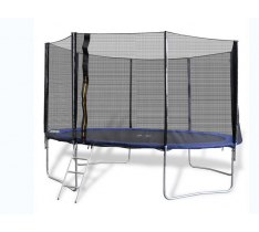 TRAMPOLINO ELASTICO DA 430CM CON RETE E SCALETTA