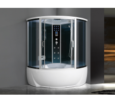 CABINA IDROMASSAGGIO SAUNA BAGNO TURCO 150X150 BLUETOOTH O3