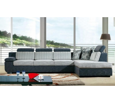 DIVANO SALOTTO MEGA SOFA TESSUTO ANGOLARE